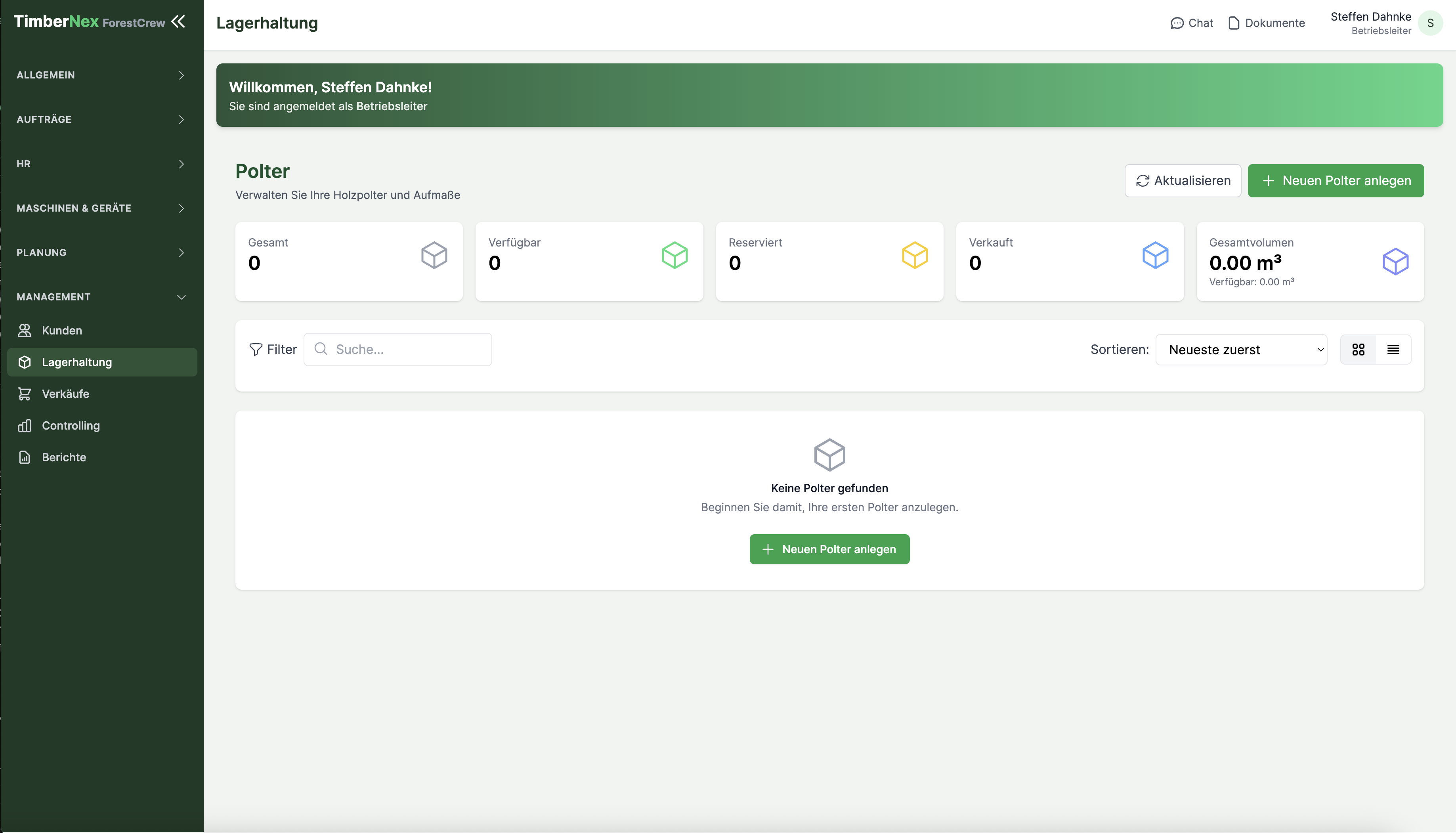 ForestCrew GIS & Lagerhaltung